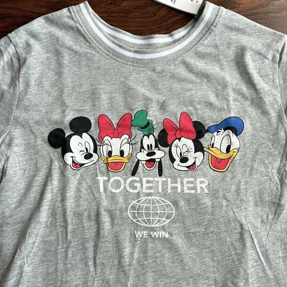 NEW Disney T-shirt | Gray Disney Shirt | Disney | Mickey Mouse | Disneyland - Picture 2 of 7